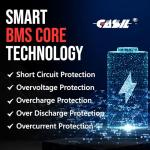 Casil CA1240 12V 4Ah Maintenance-Free Alarm Battery