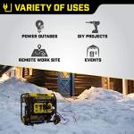 Champion 6250-Watt Portable Inverter Generator with Quiet Tech