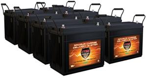 8 VMAX 155Ah AGM Deep Cycle 12V Batteries