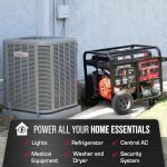 DuroStar DS13000MX Dual Fuel Portable Generator