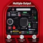 maXpeedingrods 4000W Dual Fuel Inverter Generator