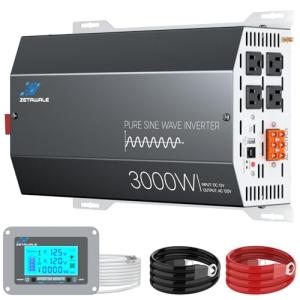 3000W Pure Sine Wave Inverter with Remote Control