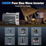 3000W Pure Sine Wave Inverter with Remote Control