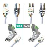 LINKUP Cat8 Ethernet Cable Connectors (6-Pack)
