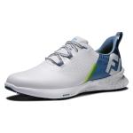 FootJoy FJ Fuel Men's Golf Shoes - White/Blue/Green