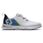 FootJoy FJ Fuel Men's Golf Shoes - White/Blue/Green