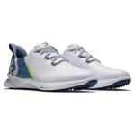 FootJoy FJ Fuel Men's Golf Shoes - White/Blue/Green
