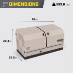 Champion 22 kW Home Standby Generator with Switch