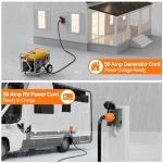 50 Amp Generator Extension Cord with Inlet Box