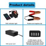 DC Converter 12V 24V to 5V USB Power Adapter
