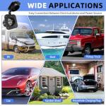 15 Amp NEMA 5-15 RV Shore Power Inlet Plug