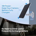 ECO-WORTHY 5W Solar Charger for Ring Cameras