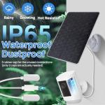 ECO-WORTHY 5W Solar Charger for Ring Cameras