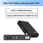 Mini UPS Battery Backup with Surge Protector