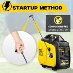 POXURIO 2550W Portable Inverter Generator - Quiet, Powerful