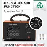 ZETAWALE 60000mg/h Ozone Generator for Odor Removal