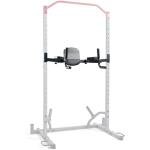 Sunny Health & Fitness Captain's Chair Adjustable Multi-Function Dip Station, Push-Up, Leg Raises & Core Workout Attachment with Adjustable Height - SF-XFA008