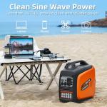 2500W Portable Inverter Generator for Camping & Home