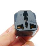 ALINNA UPS IEC C14 to Universal Female US EU UK AU C13 &1 (2in1) Adapter Power Plug/Socket(2 Pack)