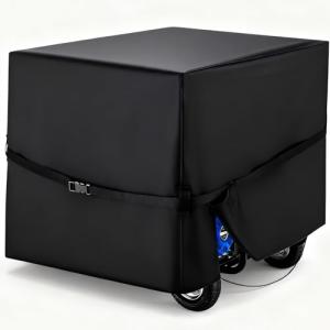 DVBB Outdoor Generator Covers Waterproof Heavy Duty 900D Oxford Portable Generator Cover Universal for 5500-15000 Watt Portable Generators (Black,38x28x30 in)