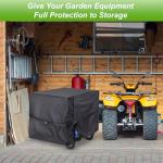 DVBB Outdoor Generator Covers Waterproof Heavy Duty 900D Oxford Portable Generator Cover Universal for 5500-15000 Watt Portable Generators (Black,38x28x30 in)