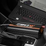 POTEK 750W Car Power Inverter DC 12 V to AC 110V Dual AC Charging Ports / 2A USB Ports for Laptop, Smart Phone