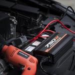 POTEK 750W Car Power Inverter DC 12 V to AC 110V Dual AC Charging Ports / 2A USB Ports for Laptop, Smart Phone