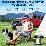 Solar Generator - Portable Power Station,Generators for Home Use,Portable Battery Generator with Solar Panel for Outdoors Camping Travel Emergency