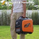2500W Portable Inverter Generator for Camping & Home