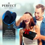 ByeBellas Foldable Stretch Knit Travel Slip-On Round Toe Ballet Flats with Packable Zipper Pouch and Expandable Tote Bag Carrying Case Split Sole Shoes (Navy Blue, US Footwear Size System, Adult, Women, Numeric, Medium, 6)