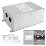 50 Amp Automatic Transfer Switch for RV,Speedboats,Travel Trailer,Camper Van,120V Generator Transfer Switch for Inverter/Shore Power/Generators