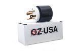 OZ-USA L14-30P Generator Plug – 30 Amp 125/250V Twist Lock Power Cord Plug, 3-Pole 4-Wire – Compatible with Reliance Generator Cables