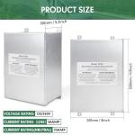 50 Amp Automatic Transfer Switch for RV,Speedboats,Travel Trailer,Camper Van,120V Generator Transfer Switch for Inverter/Shore Power/Generators