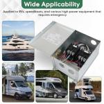 50 Amp Automatic Transfer Switch for RV,Speedboats,Travel Trailer,Camper Van,120V Generator Transfer Switch for Inverter/Shore Power/Generators