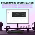 Einperr Wireless Mechanical Keyboard, 65% Hot Swappable Custom Keyboard with RGB Backlit, Pre-lubed Lulu Switches,2.4GHz/USB-C/BT5.0 Mechanical Gaming Keyboards