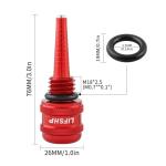 LIFSHP Aluminum Alloy Magnetic Oil Dipstick, for Inverter Generator Wen 55201 Predator 212cc 196cc Yamaha Coleman Westinghouse Champion Ai Power Gener-Red