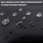 【2025 New Upgrade】TENTVIA Universal Generator Cover 26x20x20 Inches,600D Heavy-Duty Oxford Fabric,Dustproof and Waterproof Protection for Generators, Suitable for Most 3000-5000W Generators.black