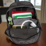 Summit Ridge Mesh Backpacks for Kids, Adults, School, Beach, and Travel, Colorful Transparent Mesh Backpacks with Padded Straps Large