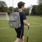 Summit Ridge Mesh Backpacks for Kids, Adults, School, Beach, and Travel, Colorful Transparent Mesh Backpacks with Padded Straps Large