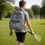 Summit Ridge Mesh Backpacks for Kids, Adults, School, Beach, and Travel, Colorful Transparent Mesh Backpacks with Padded Straps Large