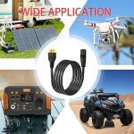 XT60 to DC 8mm Adapter Cable,14AWG XT60 Female to DC 7909 Female Solar Panel Cable Compatible for Portable Power Station Solar Generator and Solar Panel(10FT)