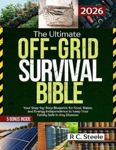 The Ultimate Off-Grid Survival Bible: Master Critical DIY Projects, from a Solar Generator and Hydroelectric Dam to a Faraday Cage. Achieve Total Food, Water, and Energy Independence.