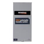Generac 150 Amp Single Phase Generator Automatic Transfer Switch - Service Entrance Rated - NEMA 3R Outdoor Rated Aluminum Enclosure - Power Management for Indoor and Outdoor Use