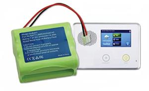 2000mAh Backup Battery Replacement For 2Gig BATT1, BATT1X, BATT2X, 6MR2000AAY4Z, GC2 2GIG-CNTRL2 2GIG-CP2, GCKIT311, 228844, Go Control Security Panel Alarm System 10-000013-001, Linear PERS-4200