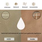 Jorohiker Generator Cover Waterproof 32 x 24 x 24 inch, Heavy Duty Thicken 600D Polyester Universal Generator Cover for Portable Generators 5000-10000 Watt, Black