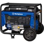 Westinghouse 4650 Peak Watt Portable Generator, RV Ready 30A Outlet, Wheel & Handle Kit, Gas Powered, CO Sensor