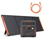 Jackery Solar Generator 1000 v2 with 200W Solar Panel,1070Wh Portable Power Station LiFePO4 Battery,1500W AC/100W USB-C Output,for Outdoor,Off-Grid Living,RV,Emergency (AC Cable Included)
