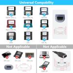 3DS Charger Compatible with Nintendo 3DS/ DSi/DSi XL/ 2DS/ 2DS XL/New 3DS 100-240V Wall Plug Adapter