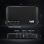 Mini UPS DC 20000mAh Battery Backup & Surge Protector Uninterruptible Power Supply for Router Modem USB Type-C Mini UPS 5V/9V/12V DC20000 Plus Altair