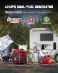 ERAYAK 4500W Dual-Fuel Inverter Generator for Camping